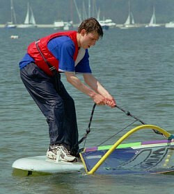 Learn windsurfing in Hampshire